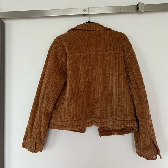 Forever21 Brown Corduroy Jacket Size Large - Picture 3 of 4